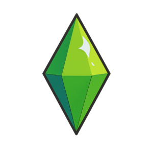 Aysimallday green Sims 4 plumbob